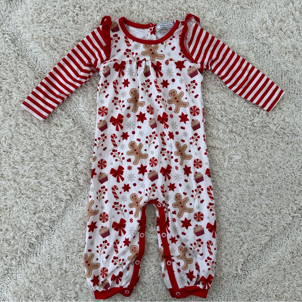 Little Millie Gingerbread Sweets Playsuit